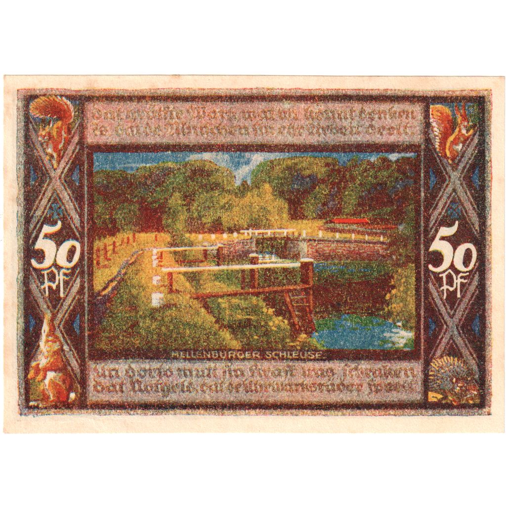 Alemania, Poppenbüttel, 50 Pfennig, 1921-12-31, EBC+