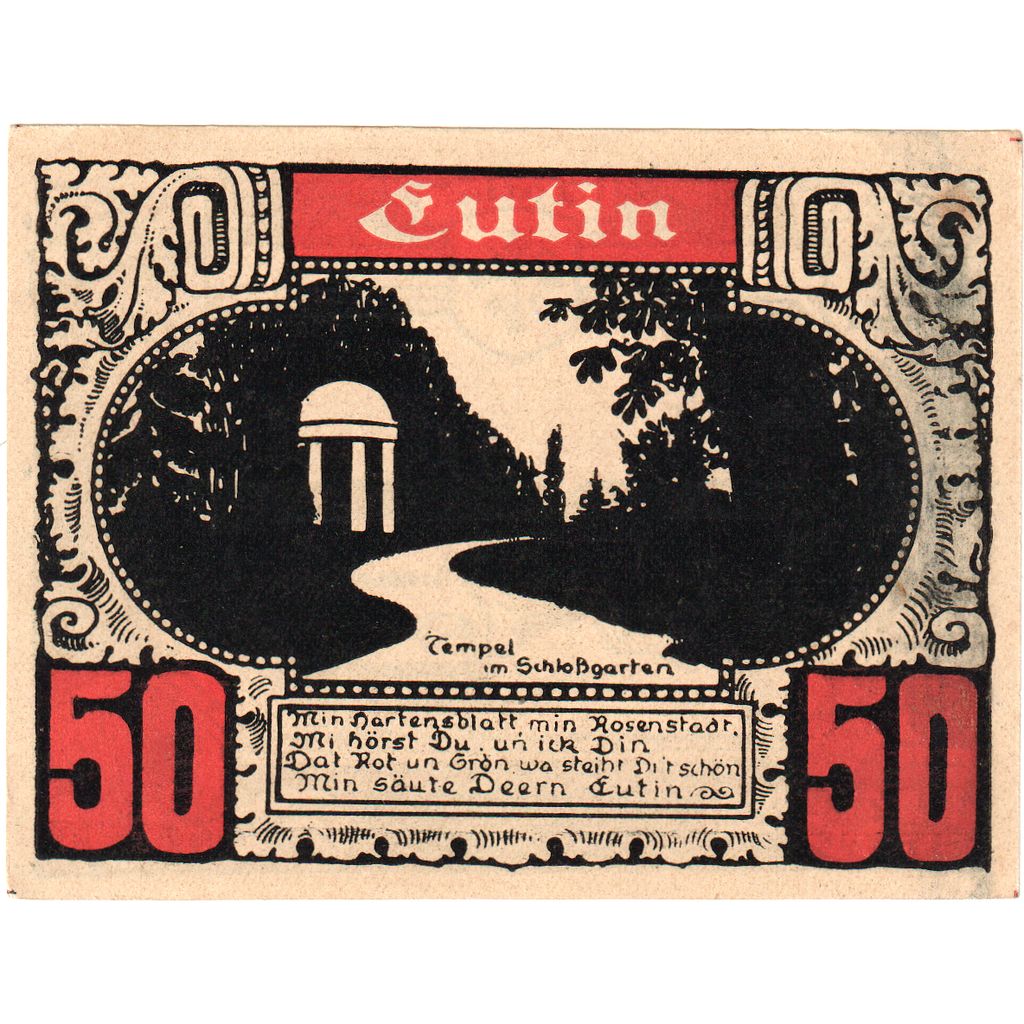 Alemania, Plön, 50 Pfennig, SC
