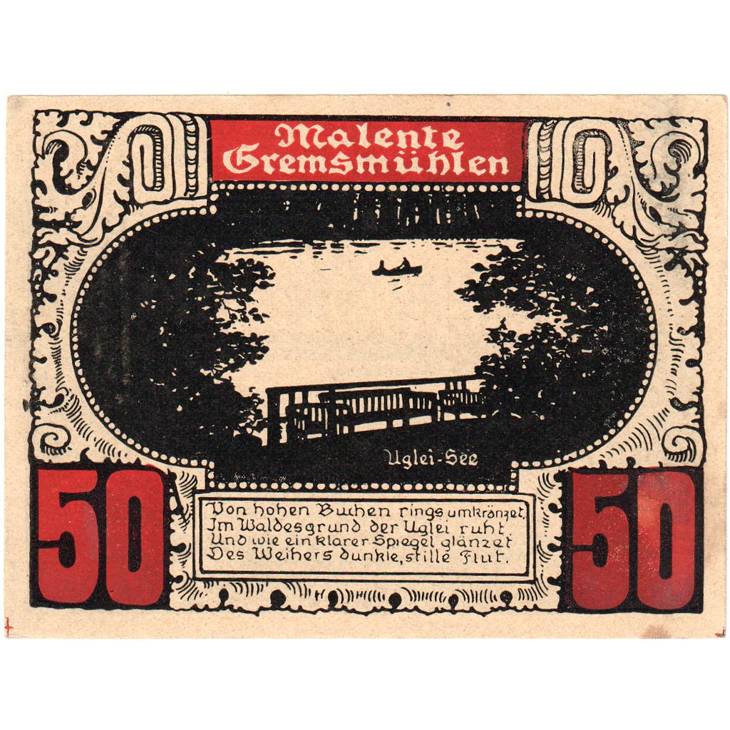 Alemania, Plön, 50 Pfennig, SC