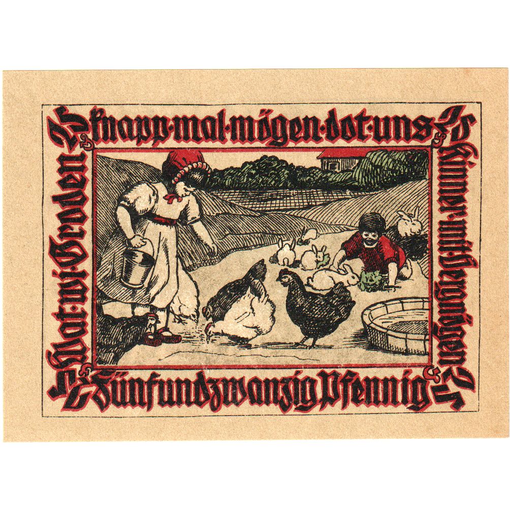 Alemania, Pries-Friedrichsort, 25 Pfennig, SC