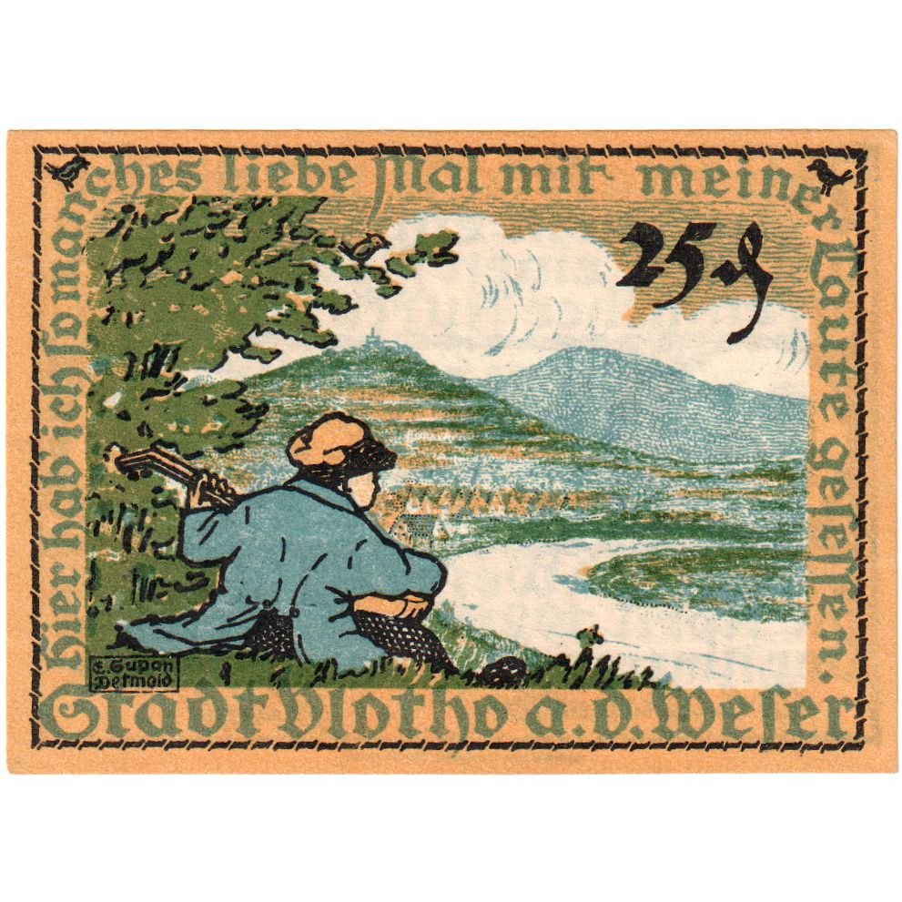 Alemania, Vlotho, 25 Pfennig, SC