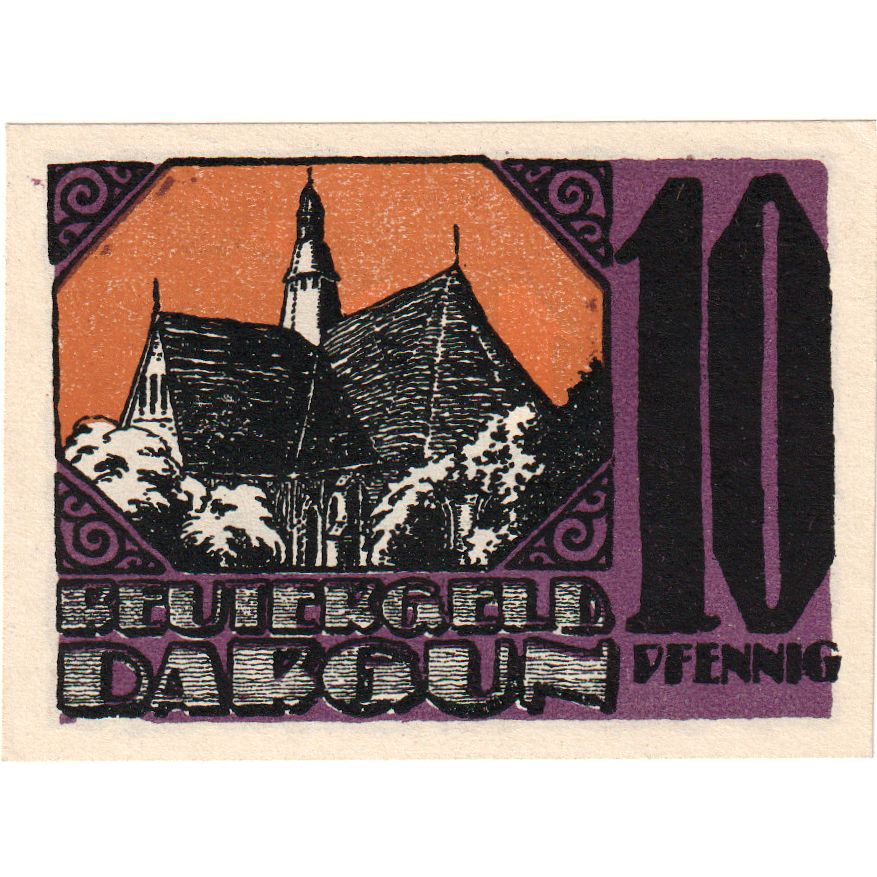 Duitsland, Dargun, 10 Pfennig, 1921-12-31, SPL