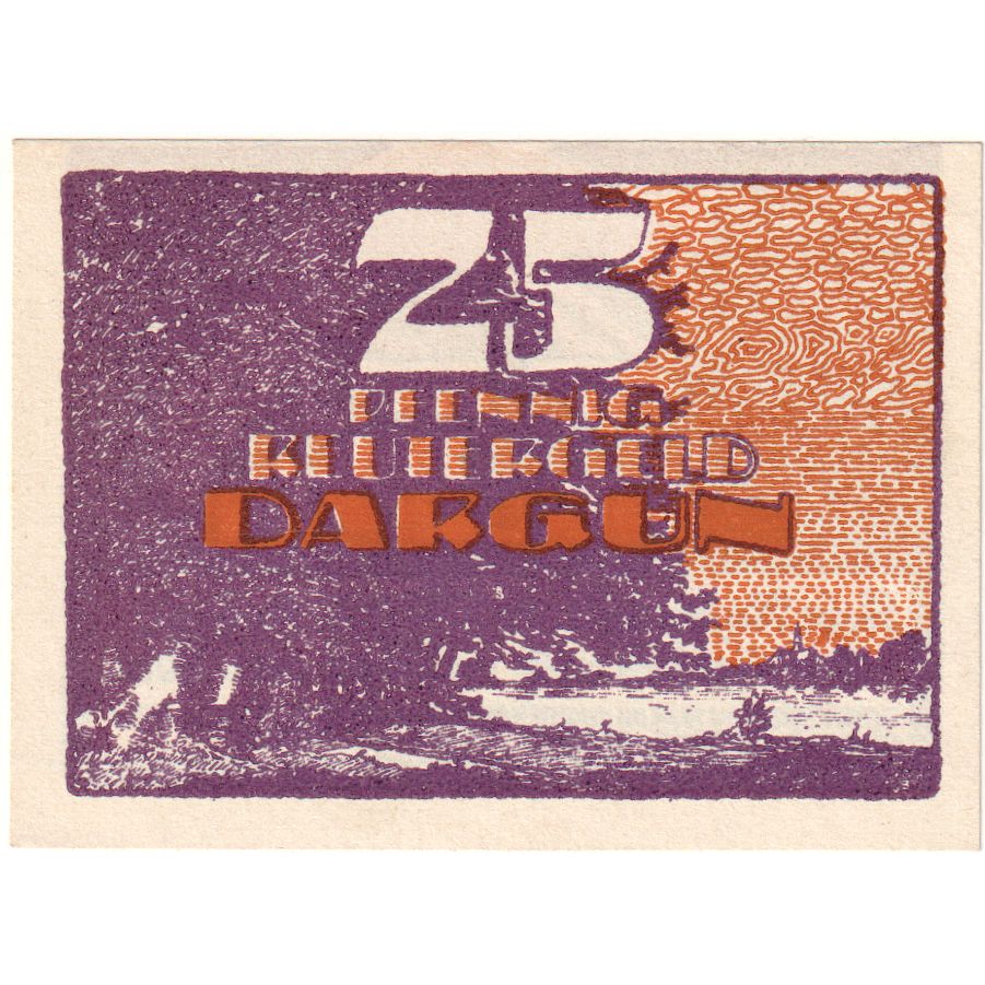 Duitsland, Dargun, 25 Pfennig, 1921-12-31, SPL