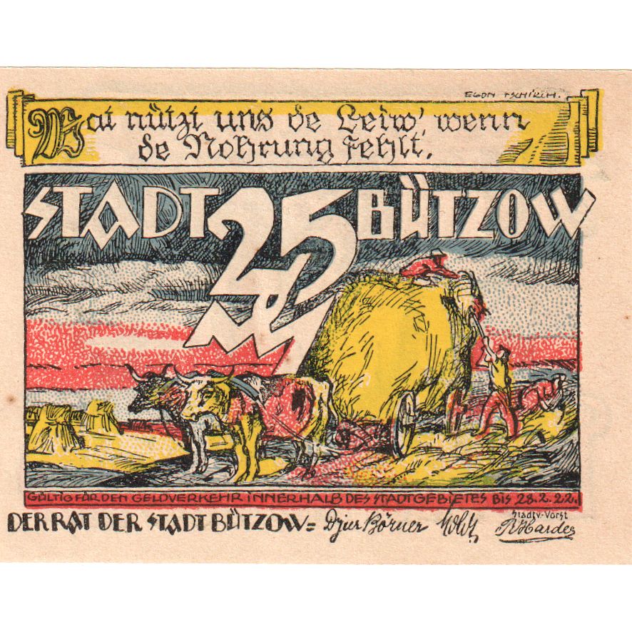 Duitsland, 25 Pfennig, 1922-02-28, SPL