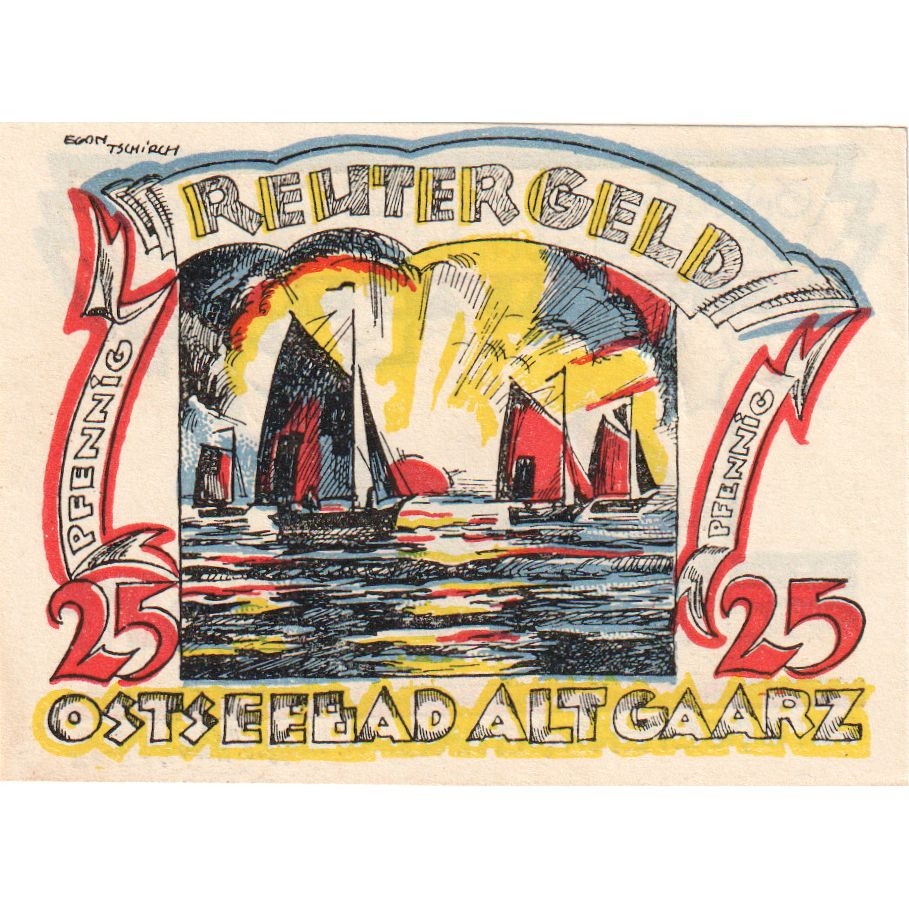 Alemania, Alt-Gaarz, 25 Pfennig, 1922-02-28, SC