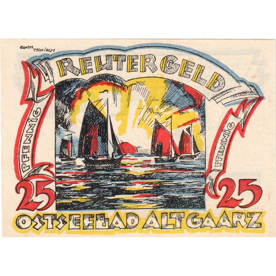 Alemania, Alt-Gaarz, 25 Pfennig, 1922-02-28, SC