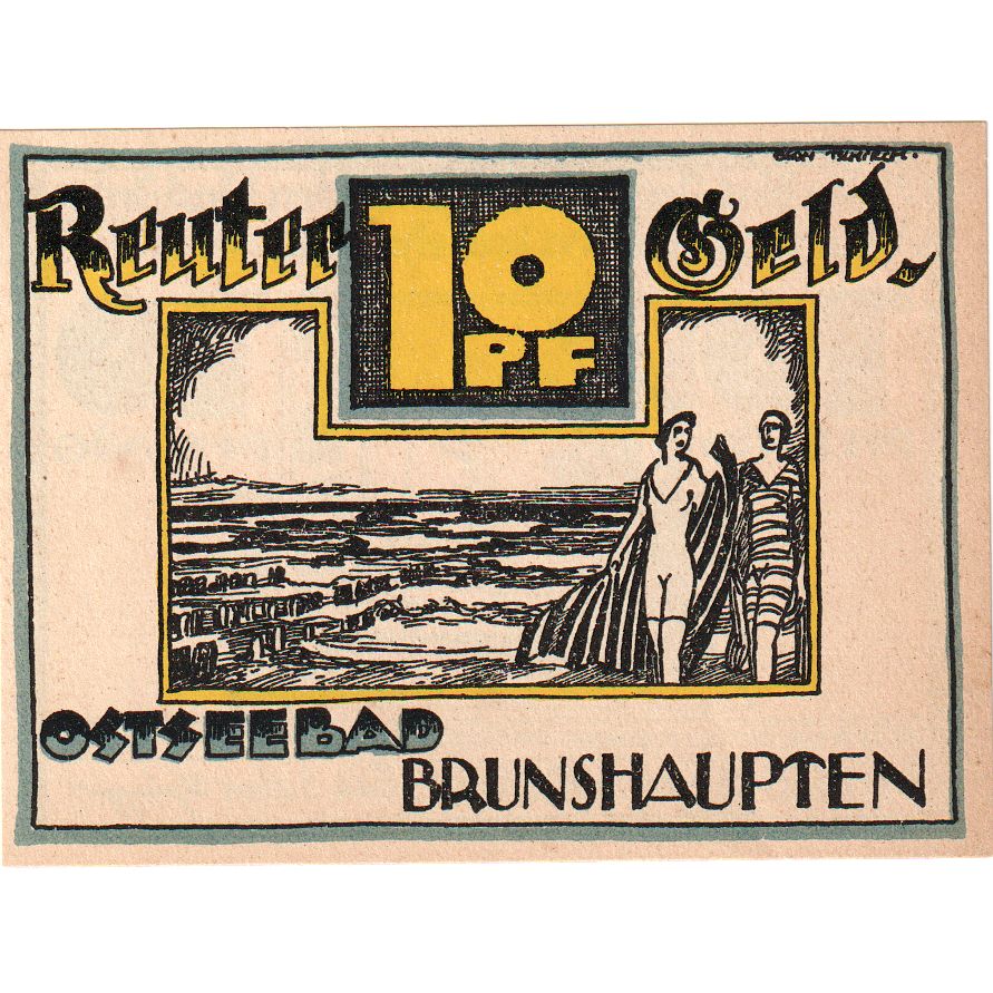 Allemagne, Brunshaupten, 10 Pfennig, 1922-05-31, SPL