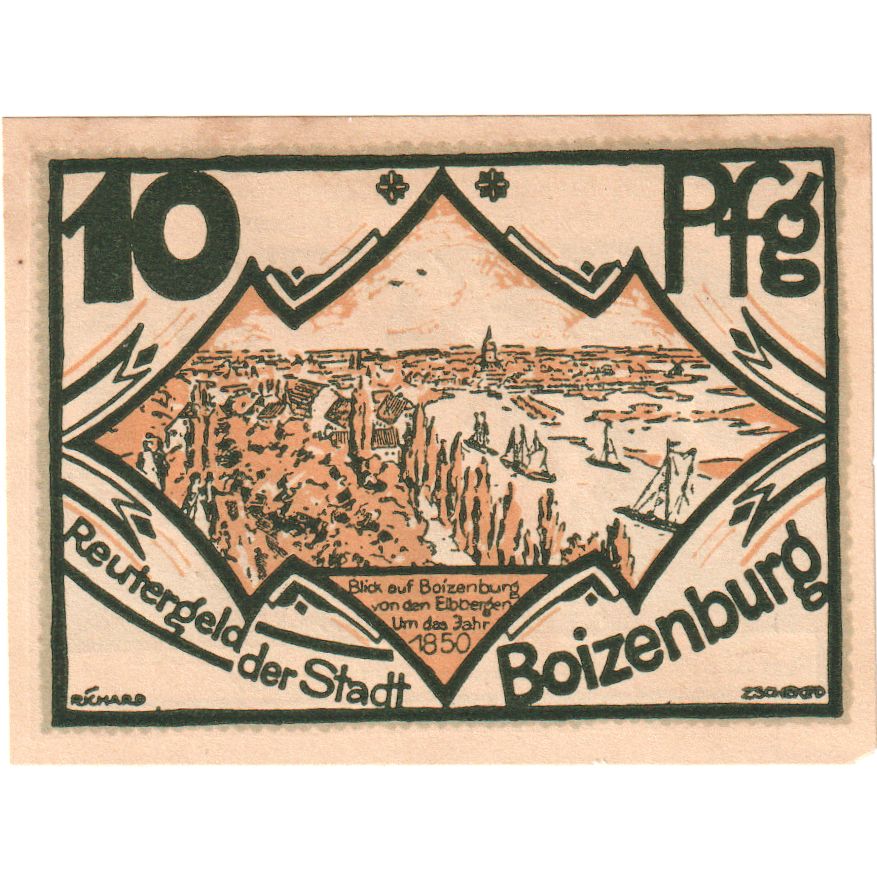 Alemania, Boizenburg, 10 Pfennig, 1922-05-31, EBC