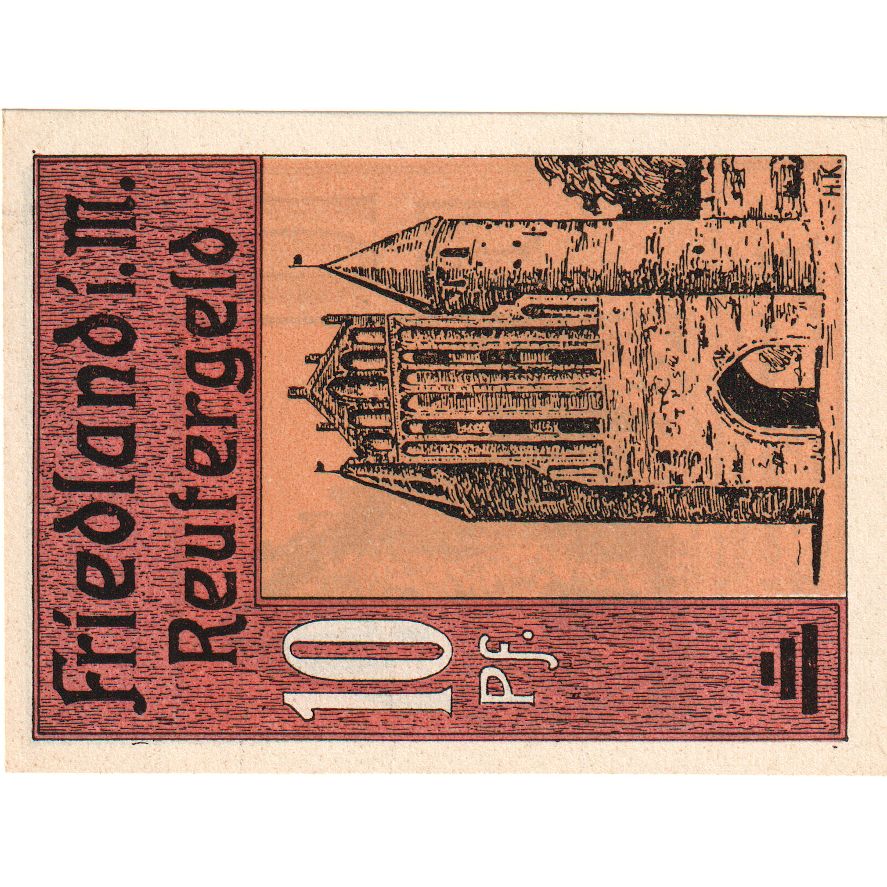 Alemania, Friedland, 10 Pfennig, 1922-01-31, SC