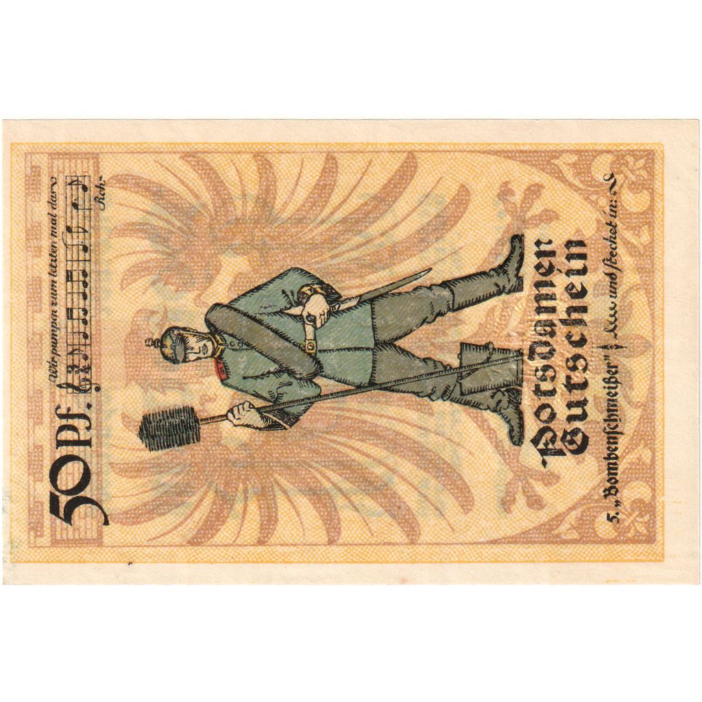 Alemania, Potsdam, 50 Pfennig, 1922-04-01, SC