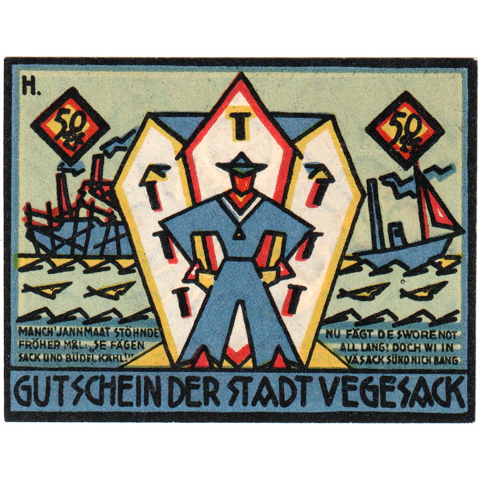 Alemania, Vegesack, 50 Pfennig, 1921-05-13, SC