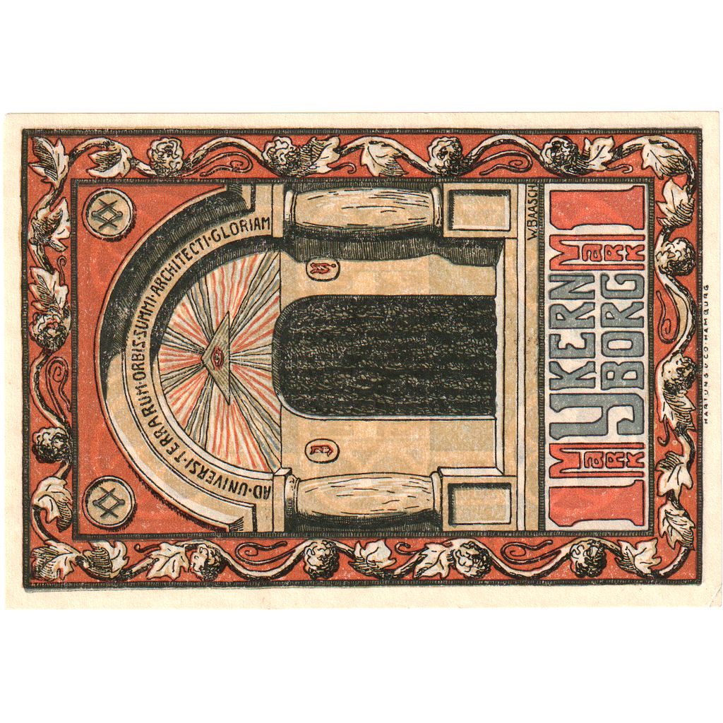 Alemania, Kern, 1 Mark, 1921-12-31, SC