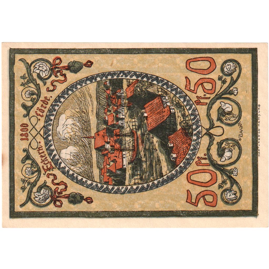 Alemania, Eckernförde, 50 Pfennig, 1921-12-31, SC