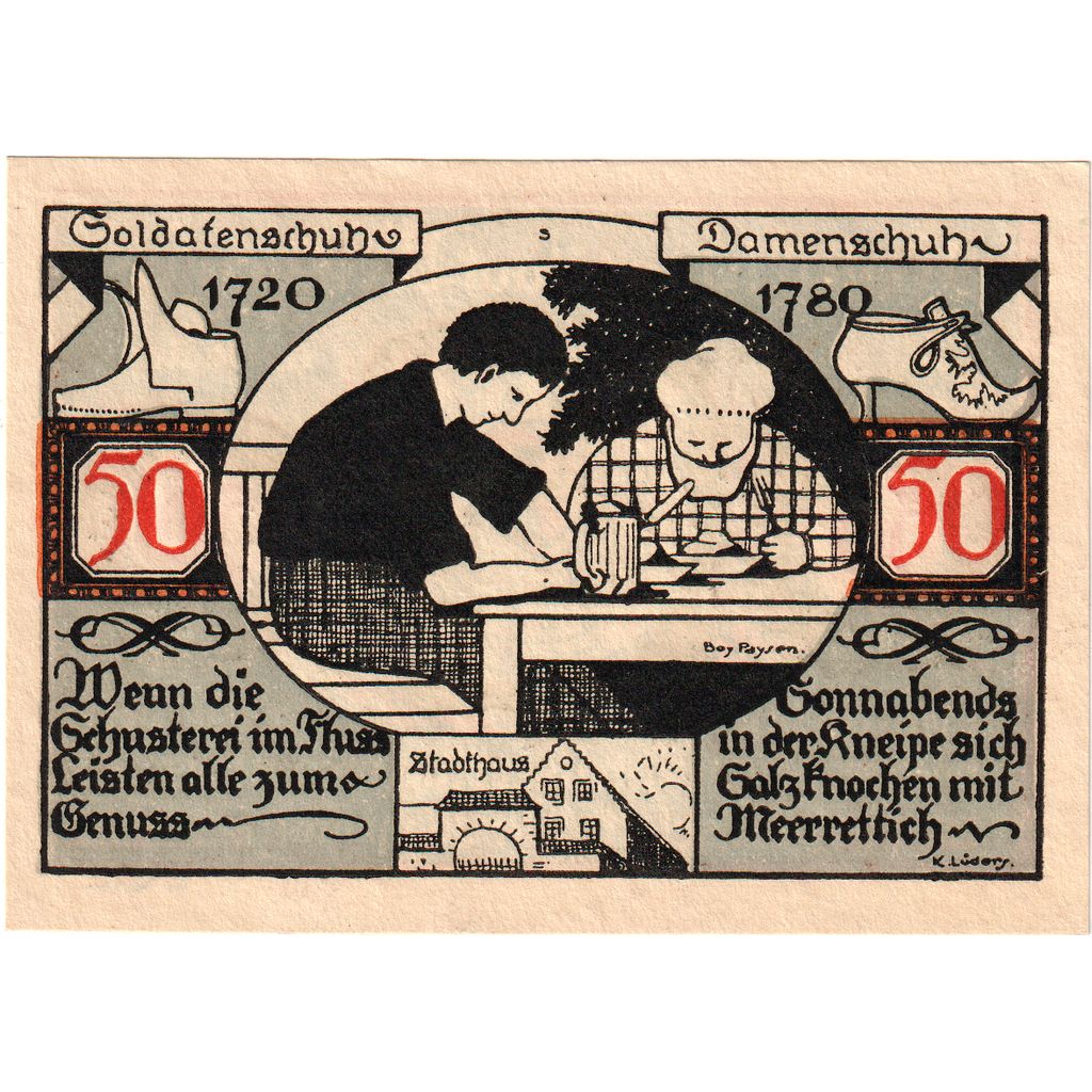 Allemagne, Weissenfels, 50 Pfennig, SPL