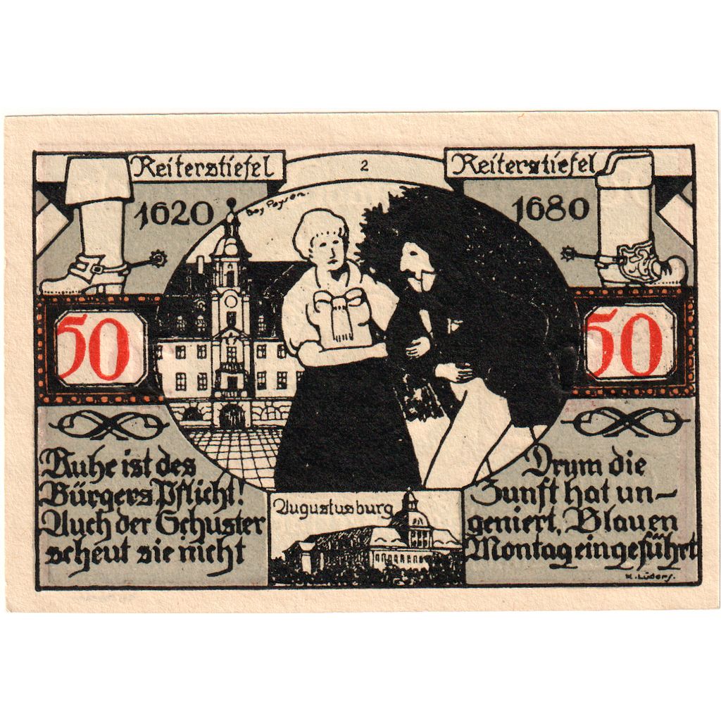 Allemagne, Weissenfels, 50 Pfennig, SPL