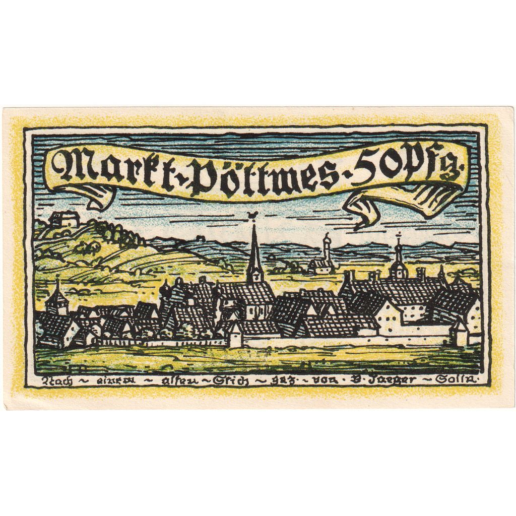 Allemagne, Pöttmes, 50 Pfennig, SPL