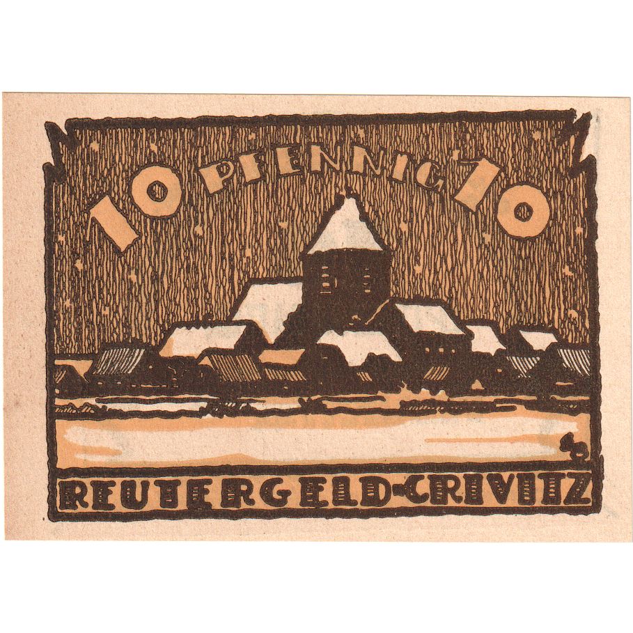 Allemagne, Crivitz, 10 Pfennig, 1922-05-31, SPL