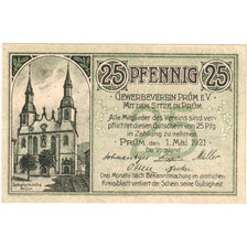 Niemcy, Prüm, 25 Pfennig, 1921-06-23, UNC(63)