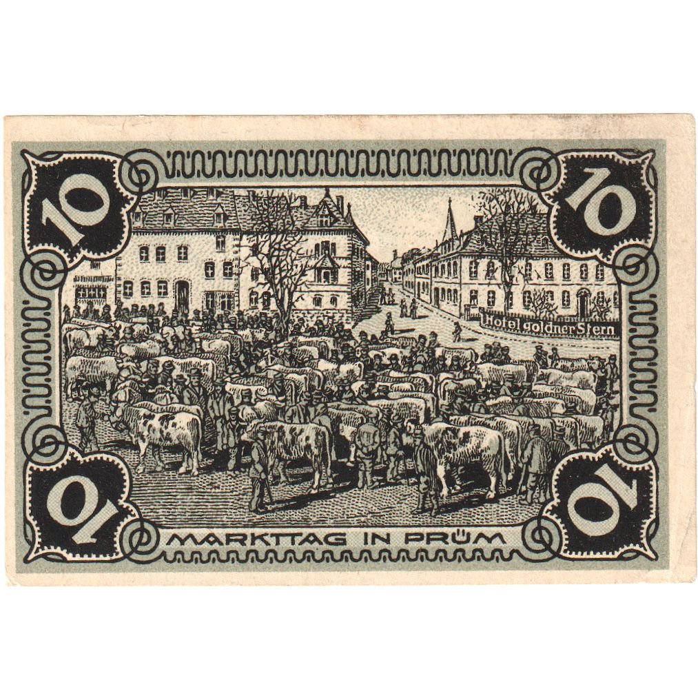 Duitsland, Prüm, 10 Pfennig, 1921-06-23, SUP