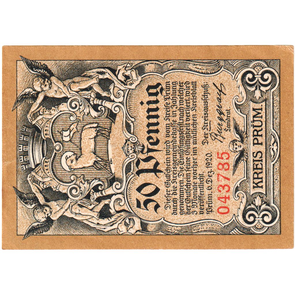 Duitsland, Kreis Prüm, 50 Pfennig, 1920-06-12, SUP