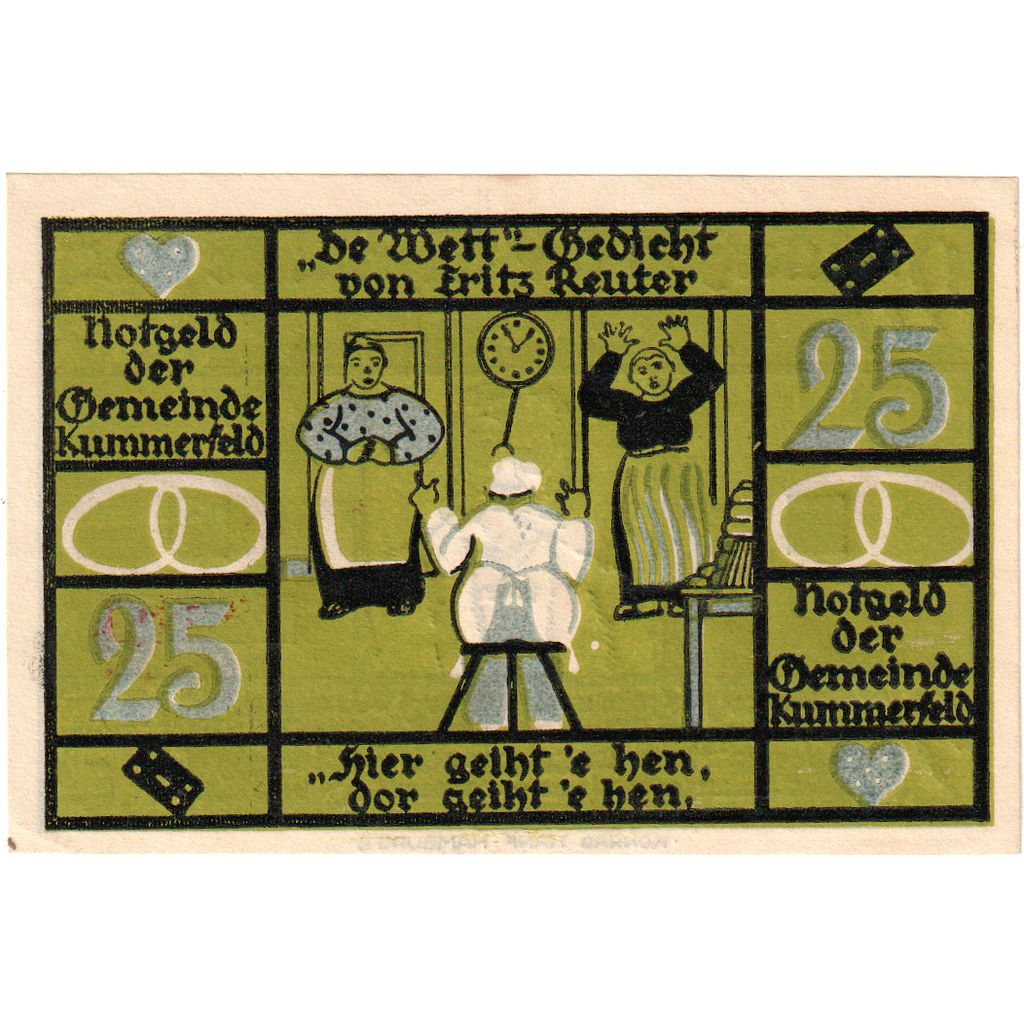 Alemania, Kummerfeld, 25 Pfennig, 1923-10-01, SC