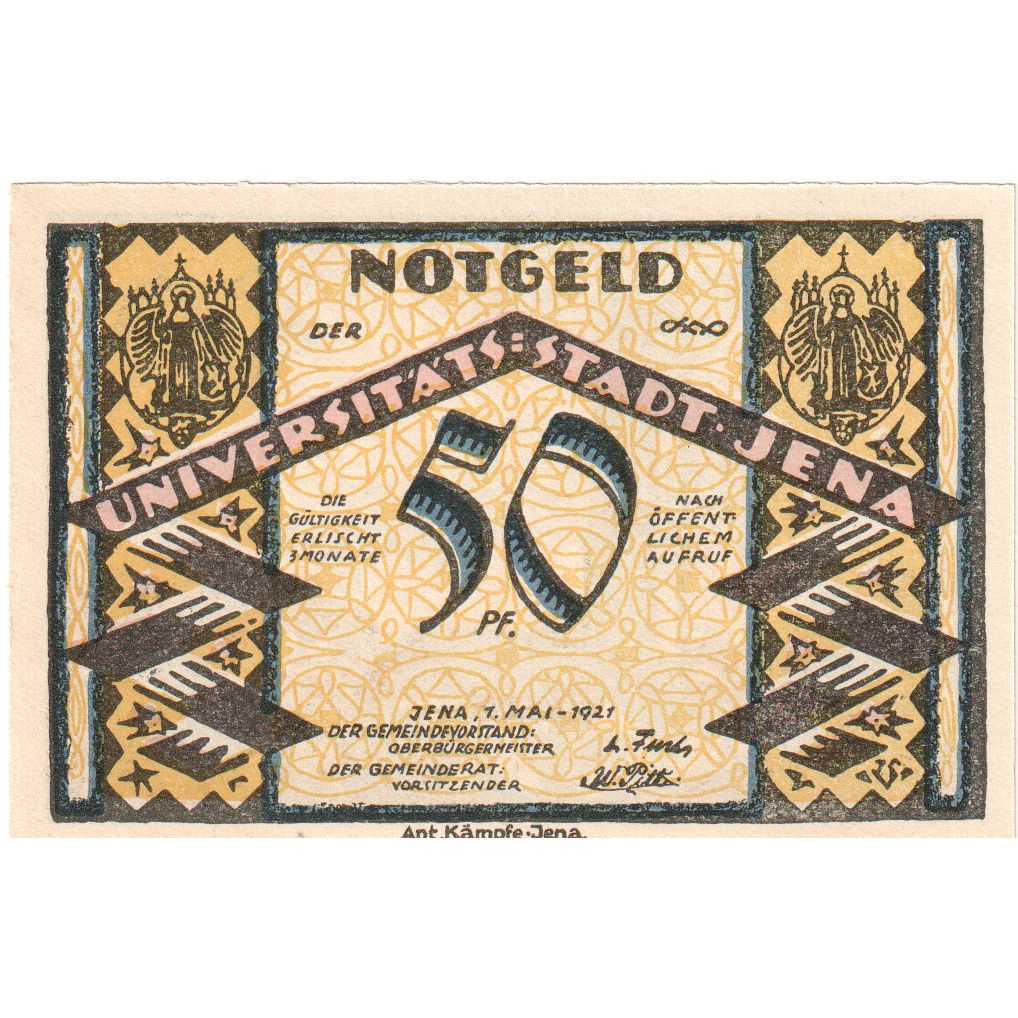 Alemania, Jena, 50 Pfennig, 1921-05-01, SC