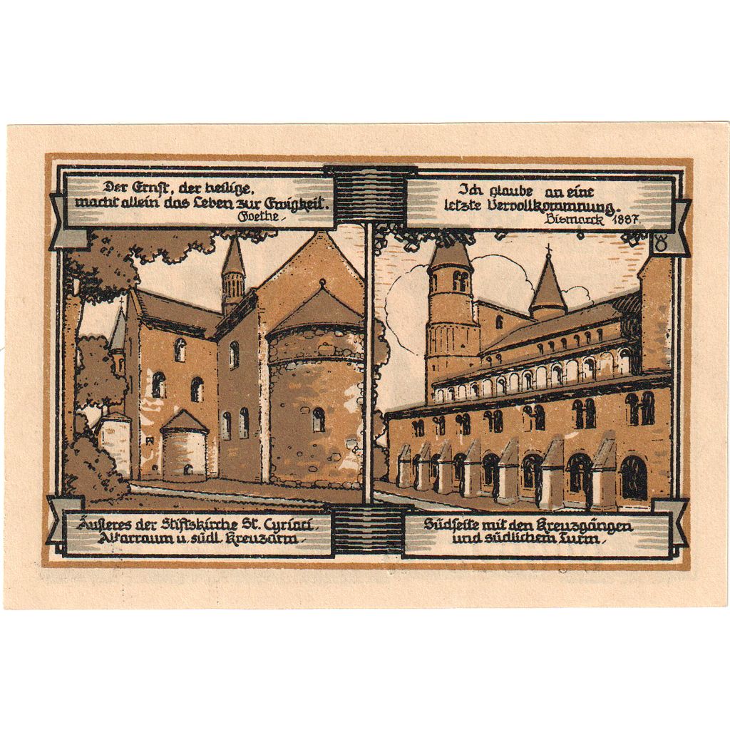 Deutschland, Gernrode-Harz, 75 Pfennig, 1921-10-21, UNZ-