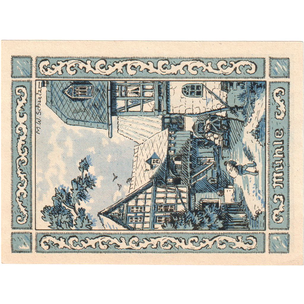 Allemagne, Rehmen, 50 Pfennig, 1921-08-01, SPL