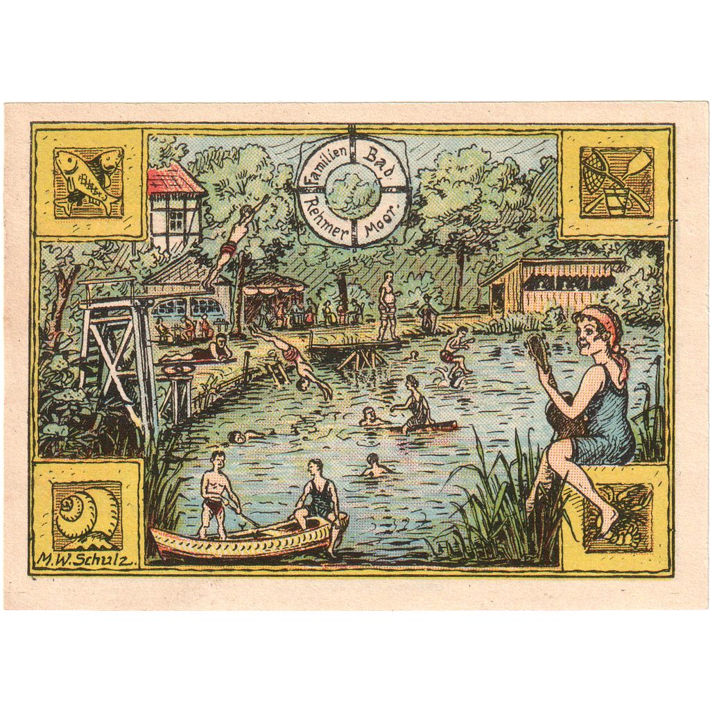 Duitsland, Rehmen, 50 Pfennig, 1921-08-01, SPL