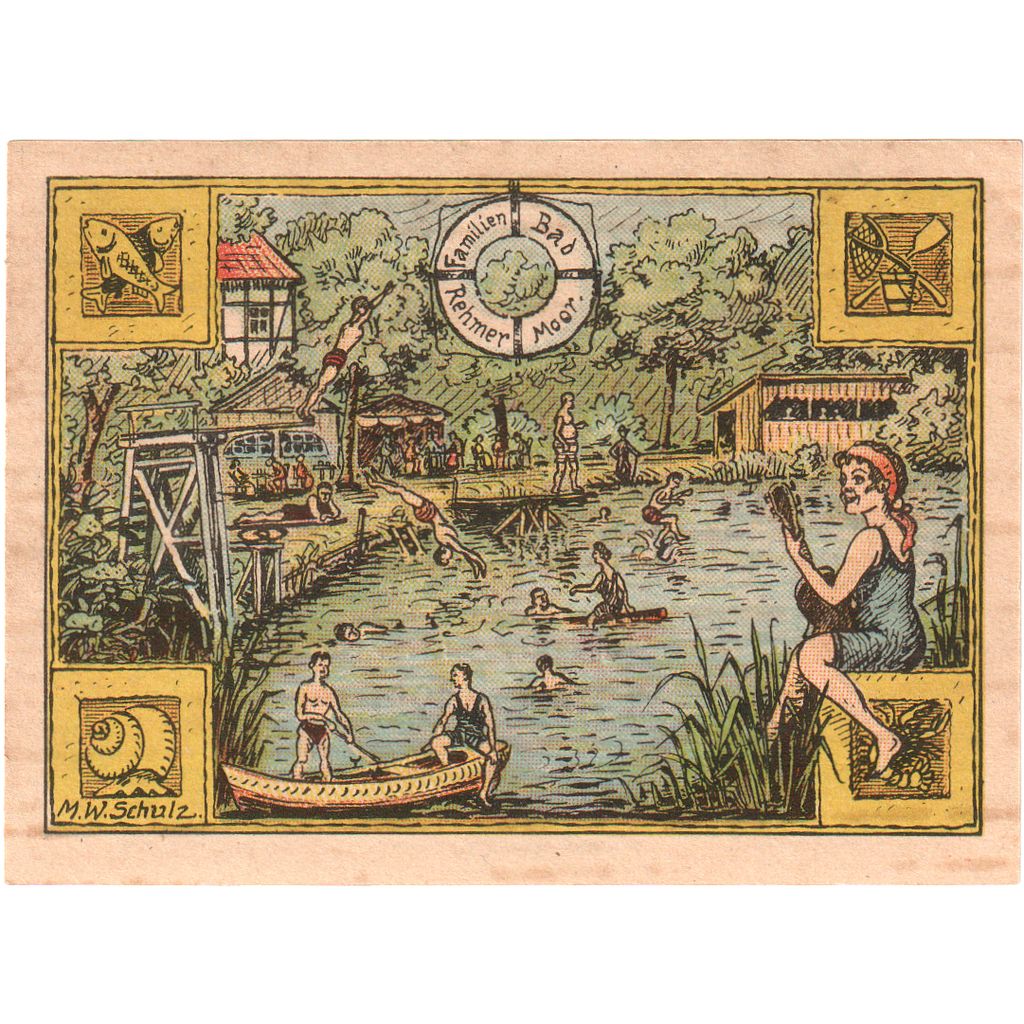 Duitsland, Rehmen, 50 Pfennig, 1921-08-01, SPL