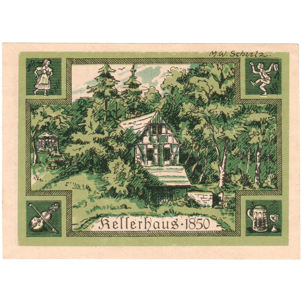 Alemania, Rehmen, 50 Pfennig, 1921-08-01, SC