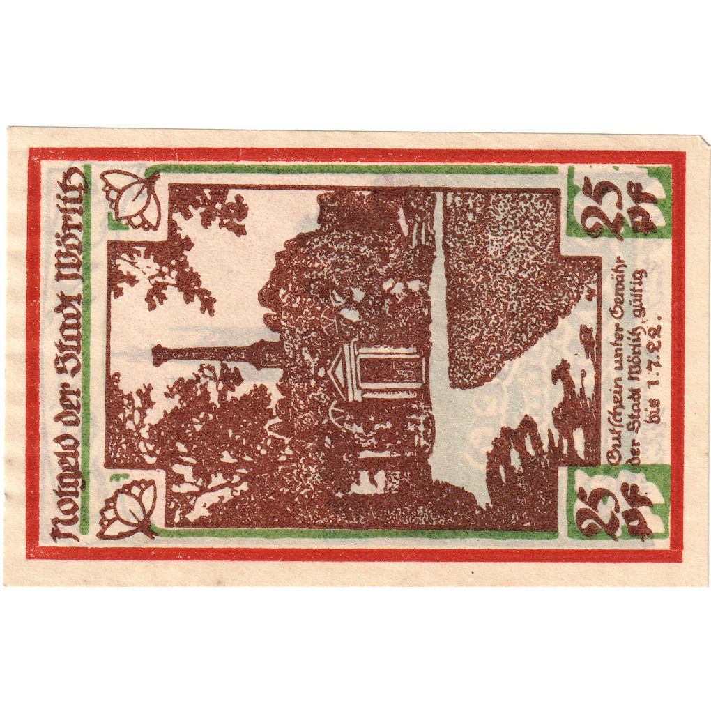 Alemania, Wörlitz, 25 Pfennig, 1922-07-01, SC