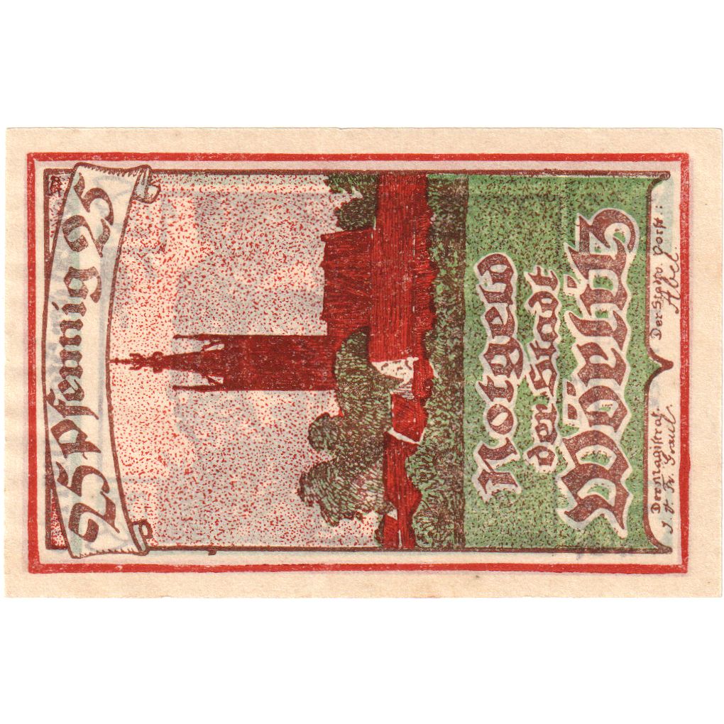 Alemania, Wörlitz, 25 Pfennig, 1922-07-01, SC