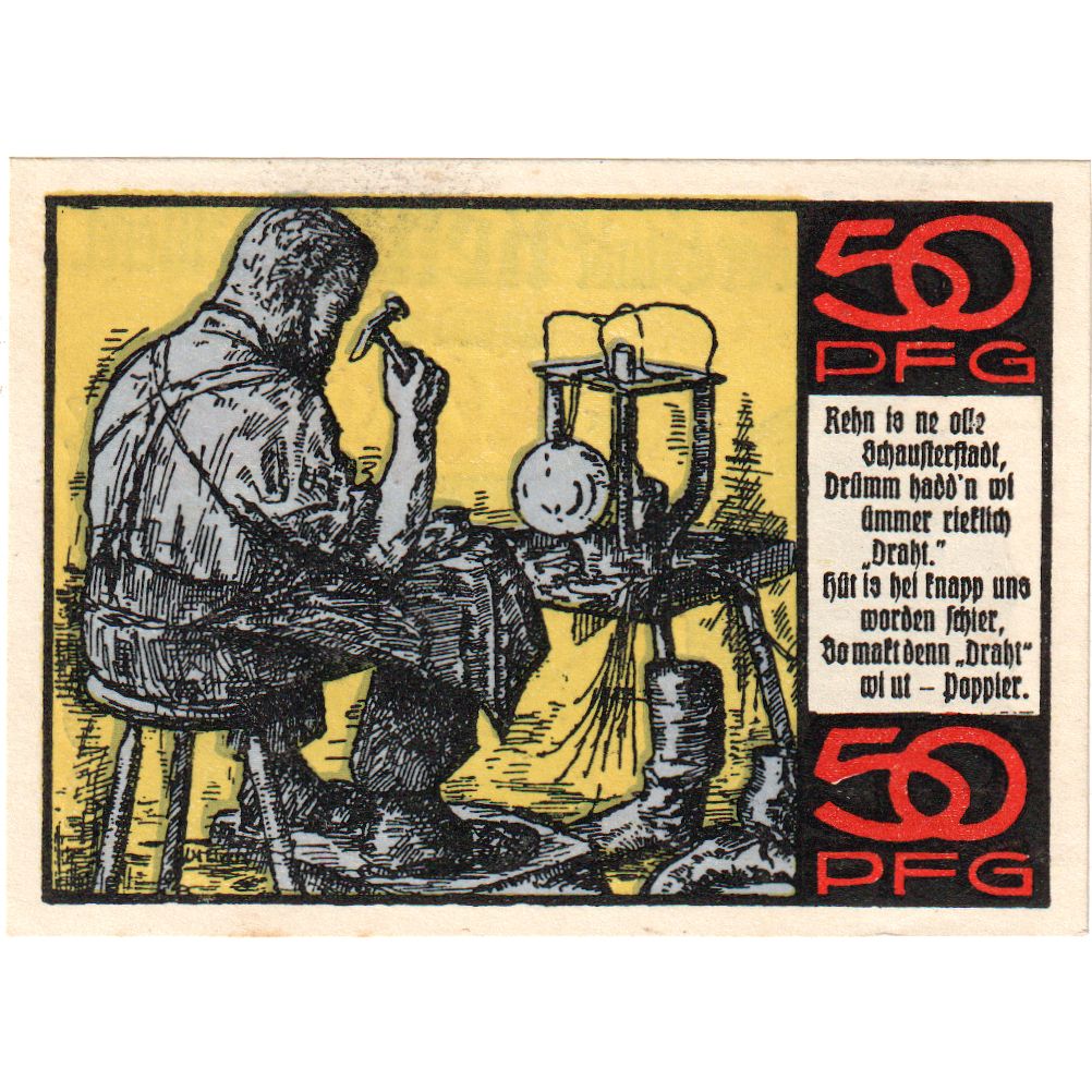 Allemagne, Rehna, 50 Pfennig, 1921-08-18, SPL