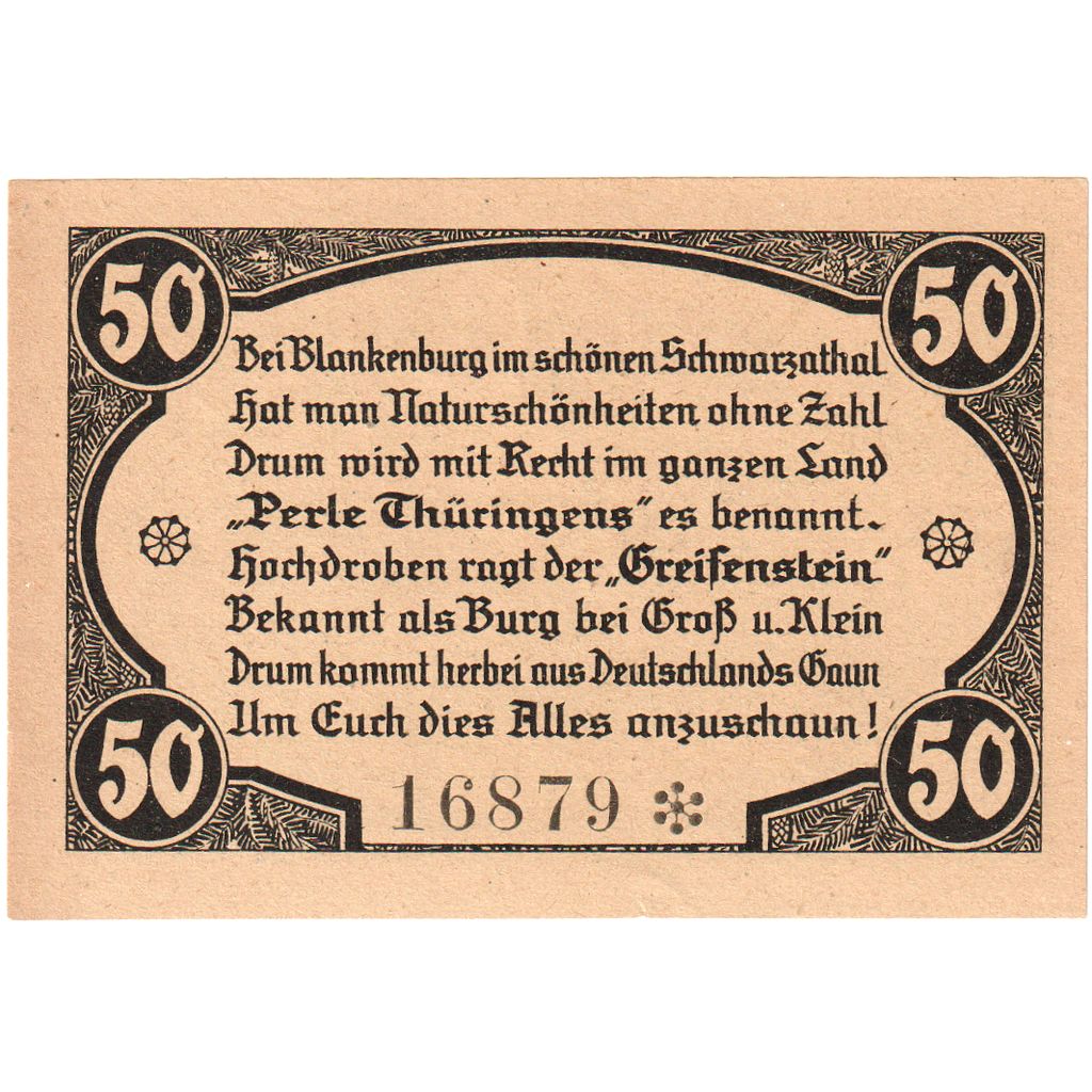 Alemania, Greifenstein, 50 Pfennig, SC