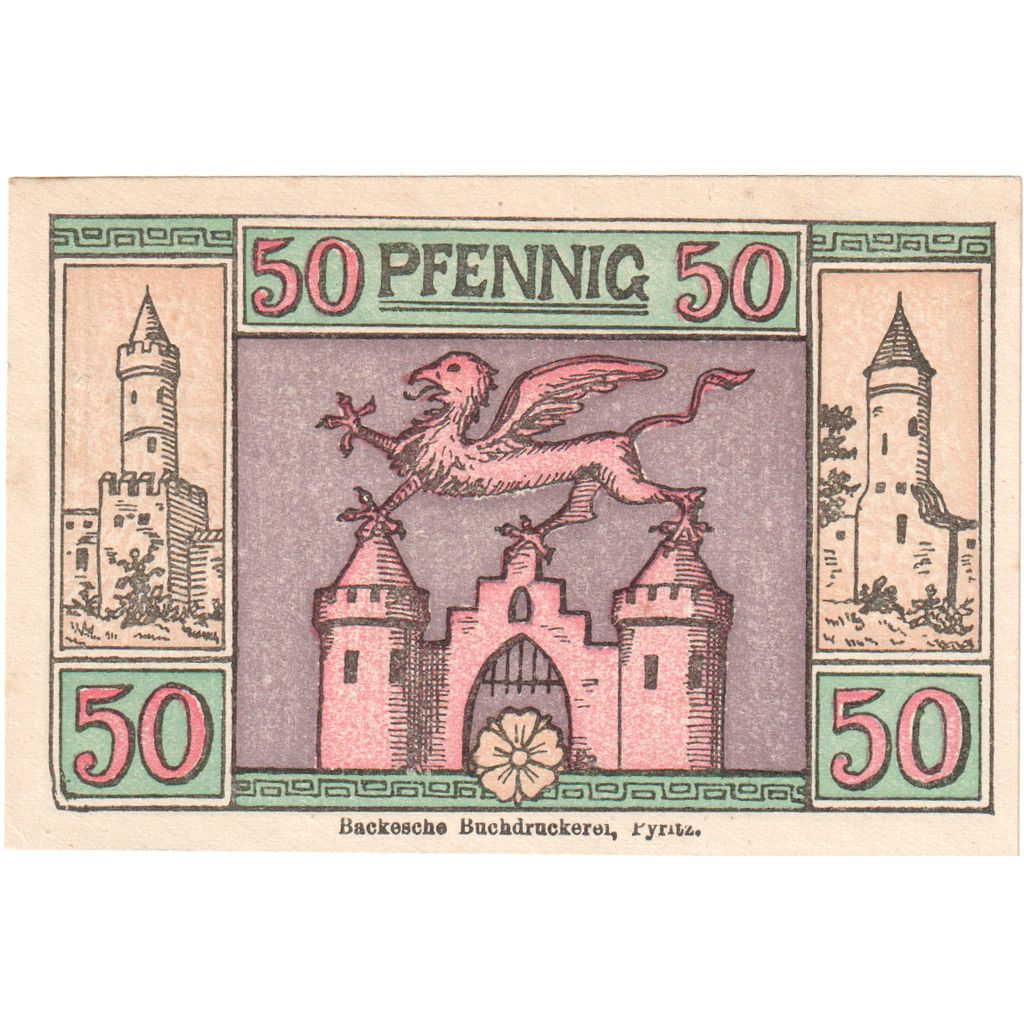 Deutschland, Pyritz, 50 Pfennig, 1921-11-01, VZ