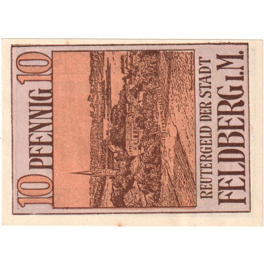 Alemania, Feldberg, 10 Pfennig, 1922-05-31, SC