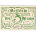 Alemania, Bielefeld, 5 Pfennig, SC