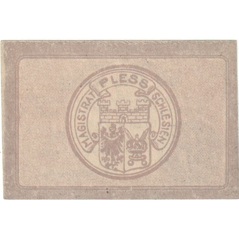 Alemania, Pless, 50 Pfennig, 1921-12-31, SC