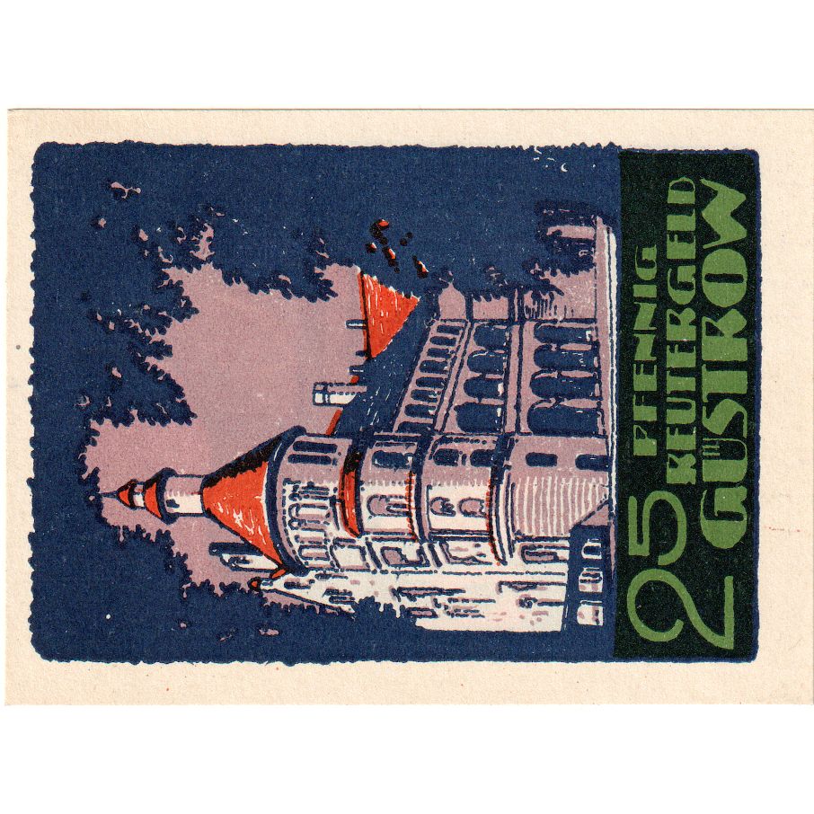 Alemania, Gustrow, 25 Pfennig, 1922-05-31, SC