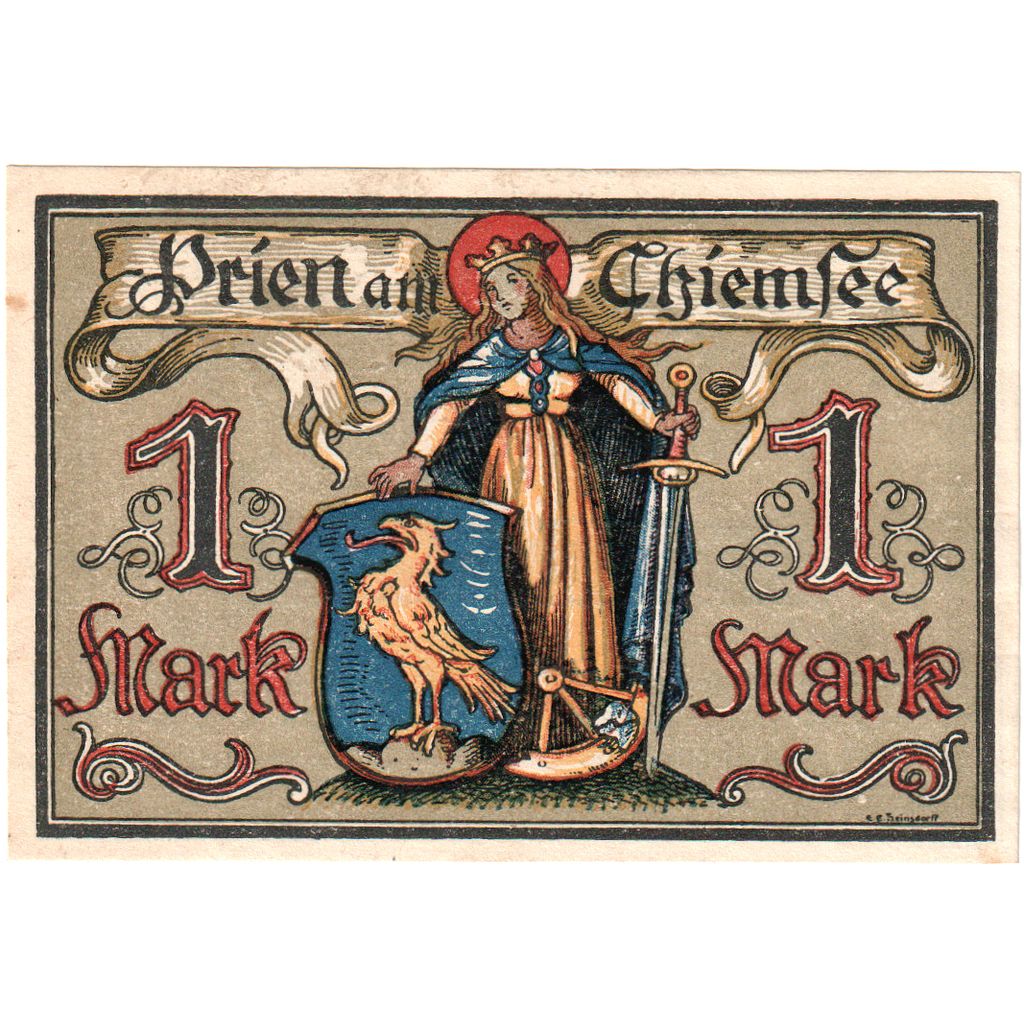 Germany, Prien, 1 Mark, 1920-12-01, UNC(63)