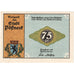 Deutschland, Possneck, 75 Pfennig, UNZ-