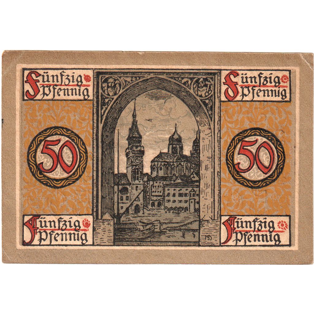 Deutschland, Passau, 50 Pfennig, SS+