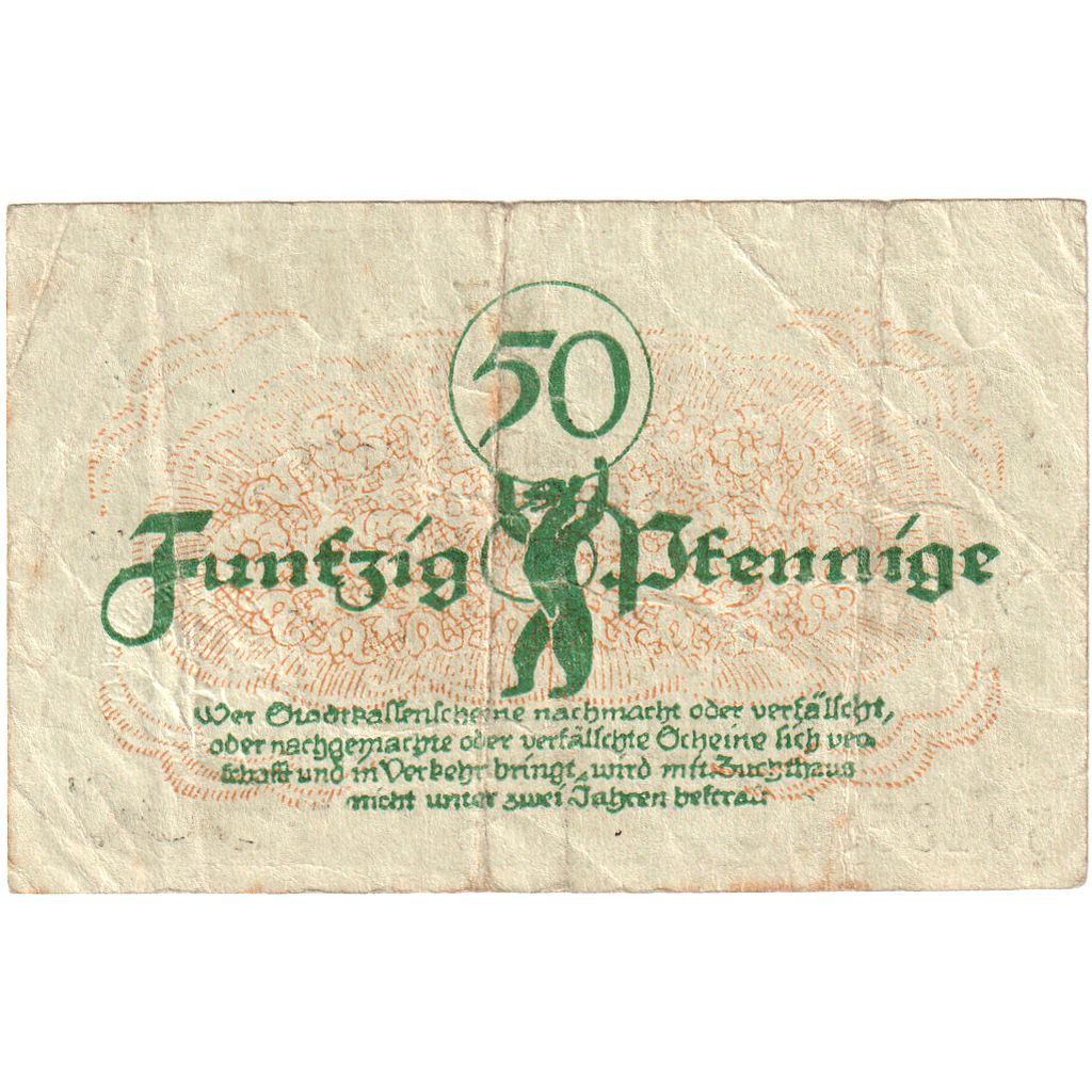 Alemanha, Berlin, 50 Pfennig, 1920-12-31, VF(20-25)