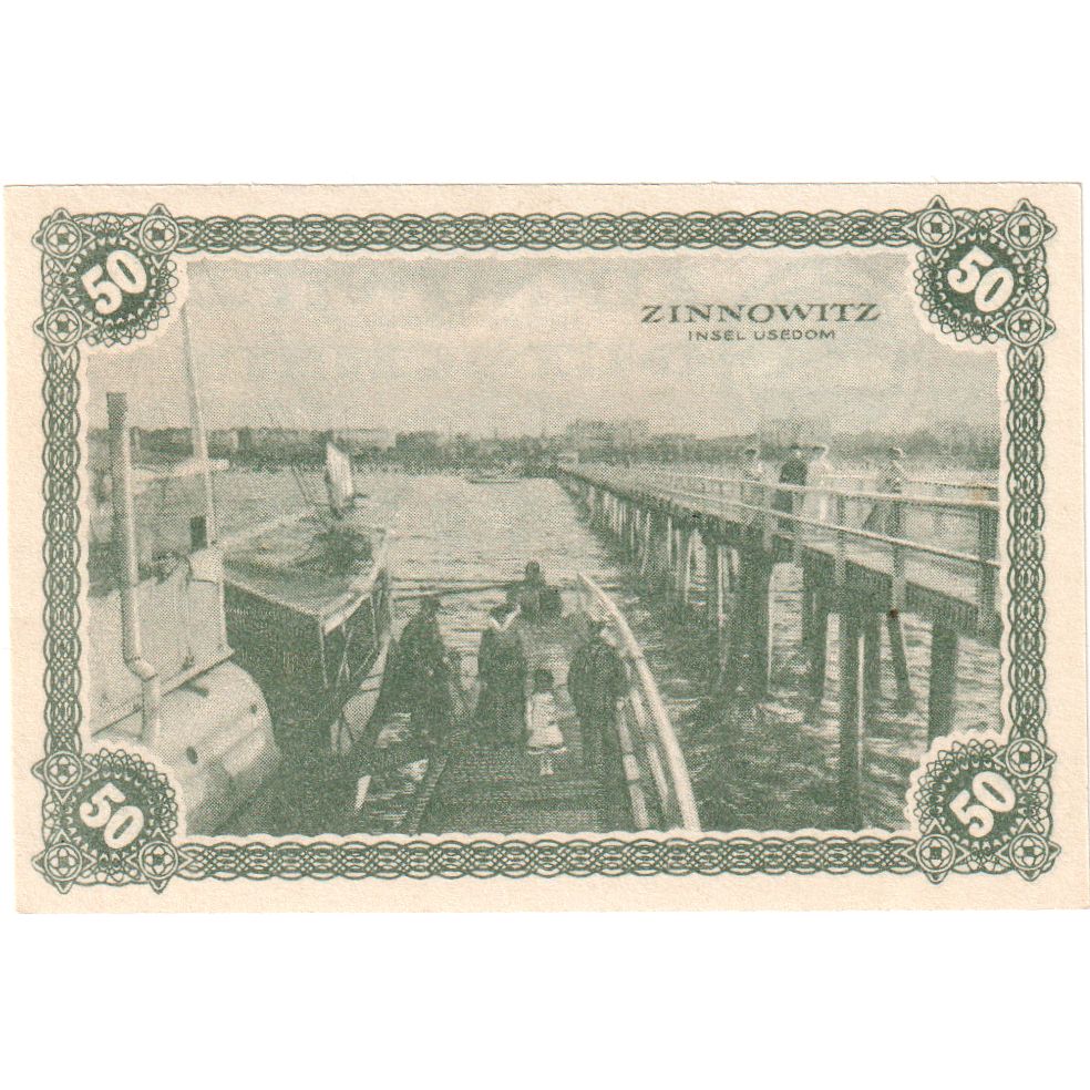 Duitsland, Zinnowitz, 50 Pfennig, 1921-06-01, SPL