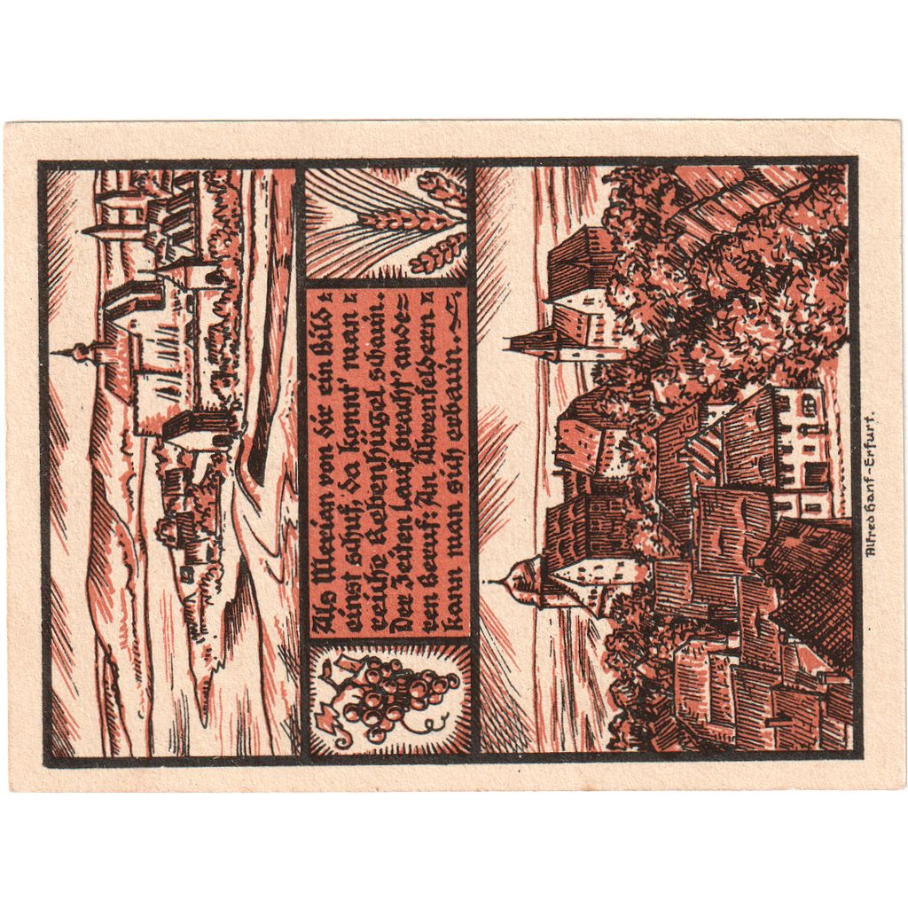 Alemania, Weissensee, 75 Pfennig, 1921-08-01, SC