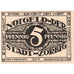 Allemagne, Zörbig, 5 Pfennig, 1921-09-30, SPL