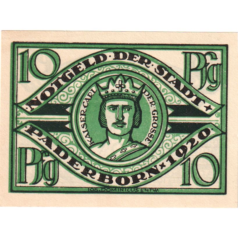 Alemania, Paderborn, 10 Pfennig, 1920-03-01, SC