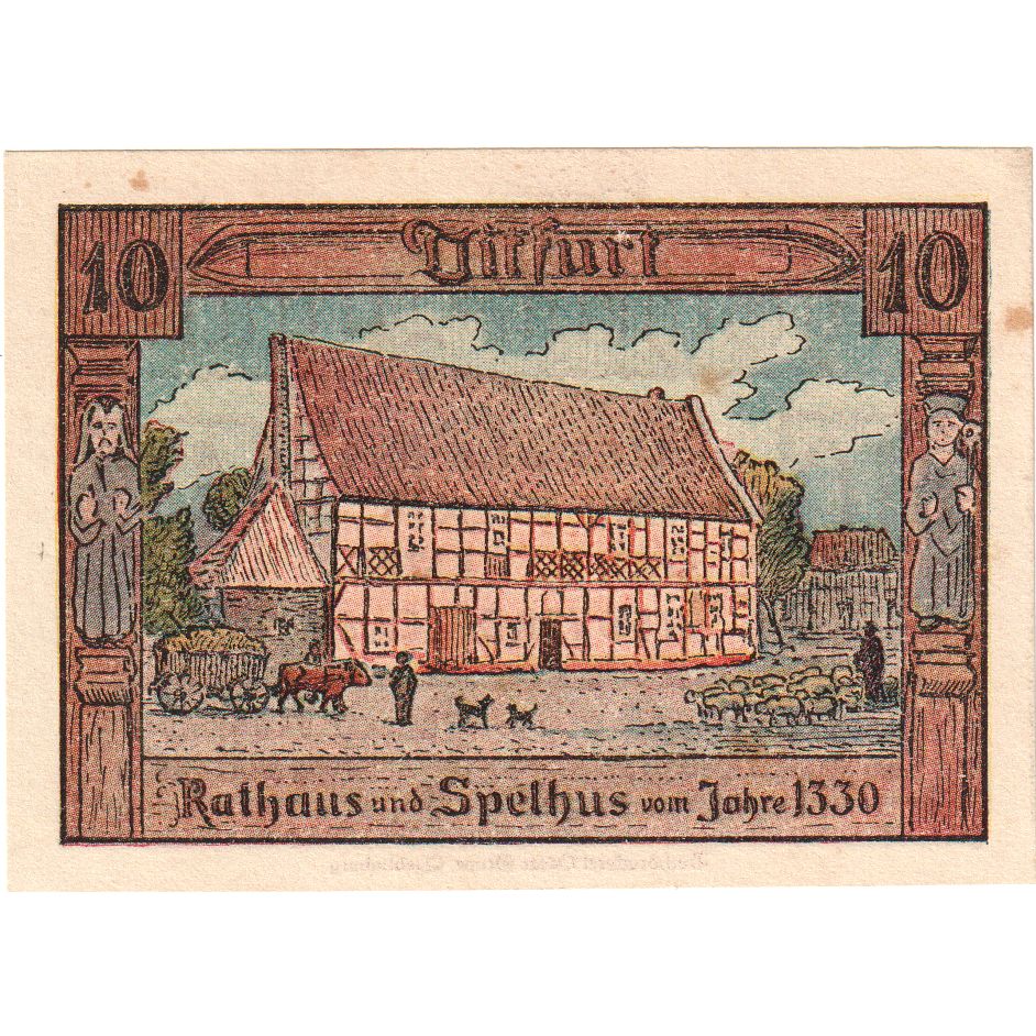 Deutschland, Ditfurt, 10 Pfennig, 1921-07-01, VZ
