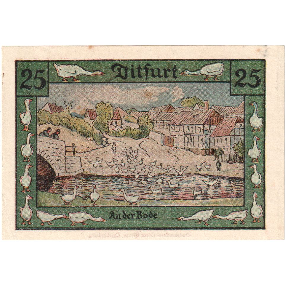 Deutschland, Ditfurt, 25 Pfennig, 1921-07-01, SS